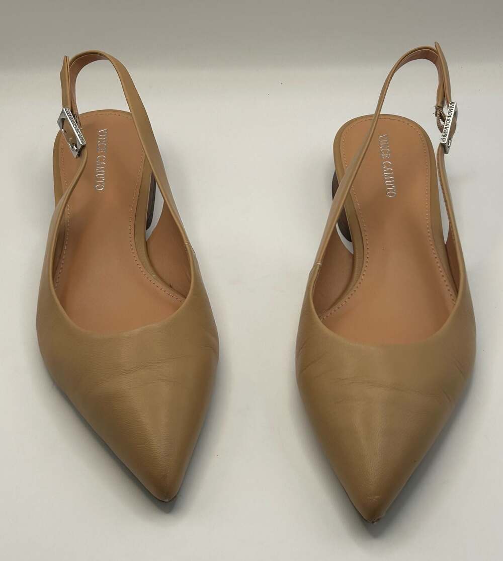 Vince Camuto Jesander Pointed Toe Slingback Flats Size 8.5M
